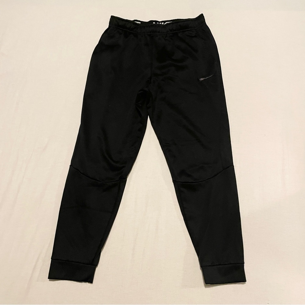 Nike Dri-FIT Black Tapered Training Joggers Pants Mens Size M